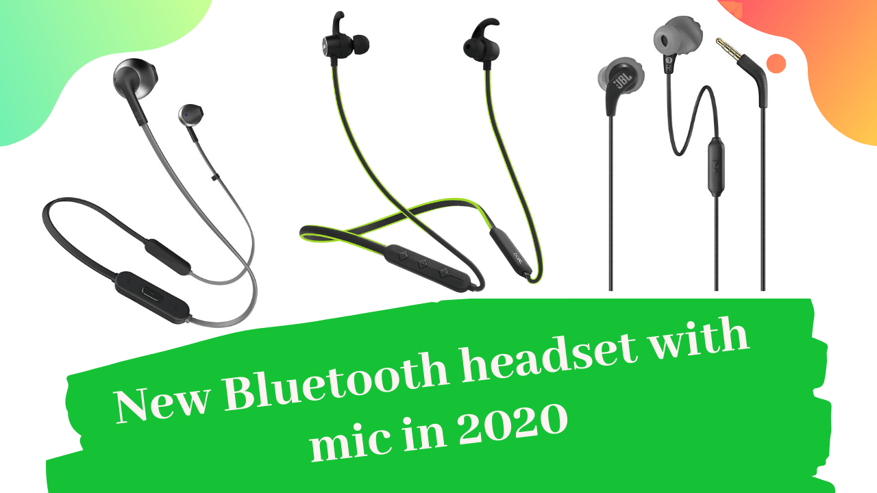 New Bluetooth headset with mic in 2020